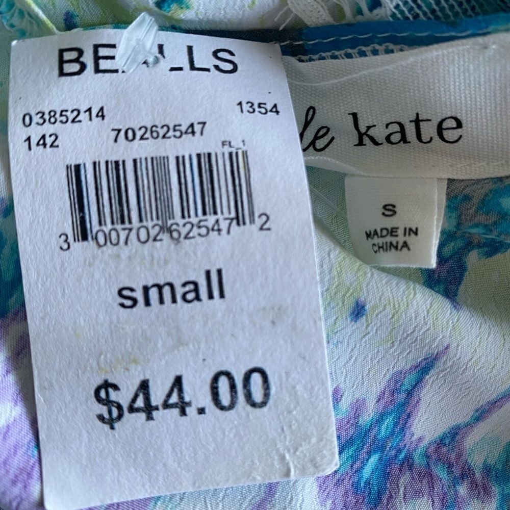 Le KATE Blue Pattern CAMISOLE - NWT - Picture 3 of 5